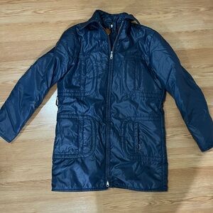 Vintage jacket navy blue. Large women’s by Eda. Made in Japan.